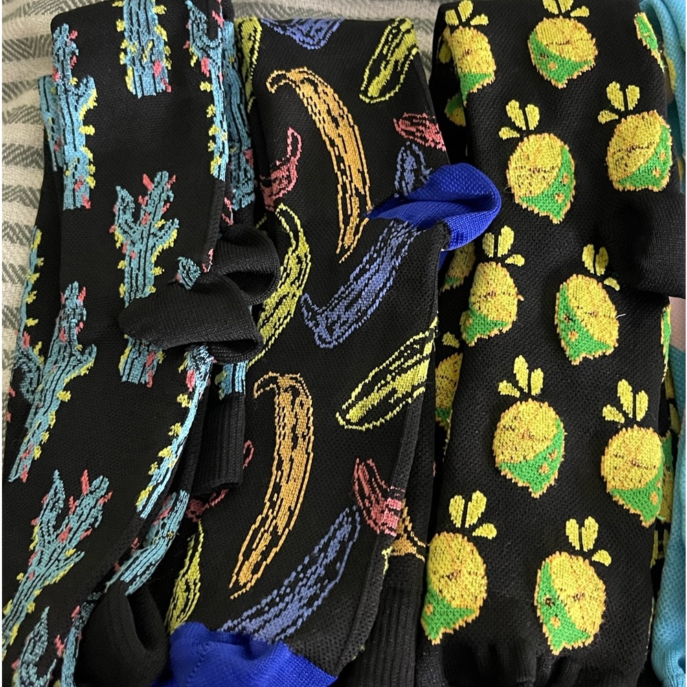 Women’s New Tall Funky Socks Bundle - 7 Pairs with Different Designs - Picture 3 of 3